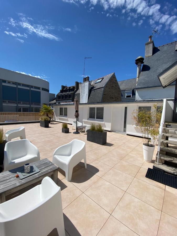 Coeur de ville ideal place confortable cosy terrasse hyper centre Concarneau Extérieur photo